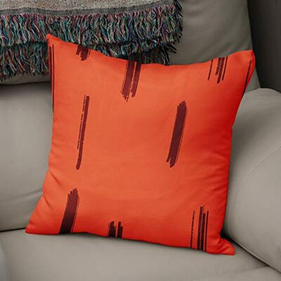 Bonamaison dekorativt kuddöverdrag orange Bordeux prydnadskuddöverdrag, heminredning örngott för vardagsrum, soffa, sovrum, storlek: 50 x 50 cm – designad och tillverkad i Turkiet Bonamaison dekorativt kuddöverdrag orange Bordeux prydnadskuddöverdrag, heminredning örngott för vardagsrum, soffa, sovrum, storlek: 50 x 50 cm – designad och tillverkad i Turkiet