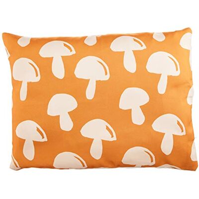 Bonamaison Dekorativt kuddöverdrag, orange-off vita prydnadskuddeöverdrag, hemdekorativa örngott för vardagsrum, soffa, sovrum, storlek: 45 x 60 cm designad och tillverkad i Turkiet Bonamaison Dekorativt kuddöverdrag, orange-off vita prydnadskuddeöverdrag, hemdekorativa örngott för vardagsrum, soffa, sovrum, storlek: 45 x 60 cm designad och tillverkad i Turkiet