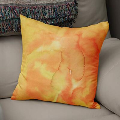 Bonamaison dekorativt kuddöverdrag akvarelltema, prydnadskuddöverdrag, heminredning örngott för vardagsrum, soffa, sovrum, storlek: 43 x 43 cm – designad och tillverkad i Turkiet Bonamaison dekorativt kuddöverdrag akvarelltema, prydnadskuddöverdrag, heminredning örngott för vardagsrum, soffa, sovrum, storlek: 43 x 43 cm – designad och tillverkad i Turkiet