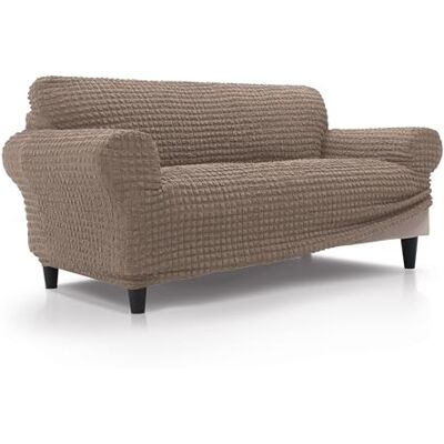 FAVERTI ® Superstretchigt 3-sits sofföverdrag 180 till 230 cm BUFALI modell linne Perfekt överdrag för alla soffformer 3D Jacquard tyg kvalitetsskydd bomullskänsla FAVERTI ® Superstretchigt 3-sits sofföverdrag 180 till 230 cm BUFALI modell linne Perfekt överdrag för alla soffformer 3D Jacquard tyg kvalitetsskydd bomullskänsla