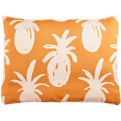 Bonamaison dekorativt kuddöverdrag, orange-Off vit prydnadskudde, heminredning örngott för vardagsrum, soffa, sovrum, storlek: 45 x 60 cm designad och tillverkad i Turkiet Bonamaison dekorativt kuddöverdrag, orange-Off vit prydnadskudde, heminredning örngott för vardagsrum, soffa, sovrum, storlek: 45 x 60 cm designad och tillverkad i Turkiet