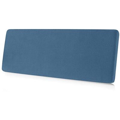 CHUN YI Fodral för soffa stretch sofföverdrag för 2-sits soffa, Jacquard Spandex tyg för kudde (soffa, Denim blå) CHUN YI Fodral för soffa stretch sofföverdrag för 2-sits soffa, Jacquard Spandex tyg för kudde (soffa, Denim blå)