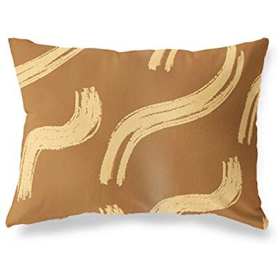 Bonamaison dekorativt kuddöverdrag bruna toner, kuddöverdrag för prydnadskudde, heminredning kuddfodral för vardagsrum, soffa, sovrum, storlek: 35 x 50 cm – designad och tillverkad i Turkiet Bonamaison dekorativt kuddöverdrag bruna toner, kuddöverdrag för prydnadskudde, heminredning kuddfodral för vardagsrum, soffa, sovrum, storlek: 35 x 50 cm – designad och tillverkad i Turkiet