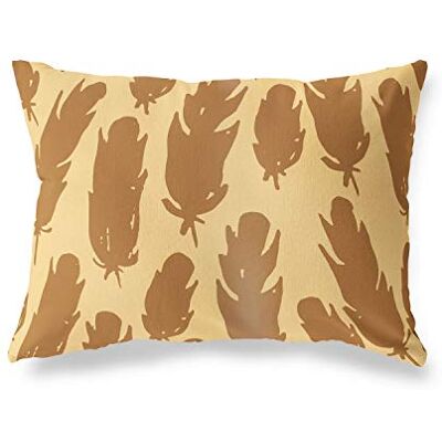 Bonamaison dekorativt kuddöverdrag bruna toner, kuddöverdrag för prydnadskudde, heminredning kuddfodral för vardagsrum, soffa, sovrum, storlek: 35 x 50 cm – designad och tillverkad i Turkiet Bonamaison dekorativt kuddöverdrag bruna toner, kuddöverdrag för prydnadskudde, heminredning kuddfodral för vardagsrum, soffa, sovrum, storlek: 35 x 50 cm – designad och tillverkad i Turkiet