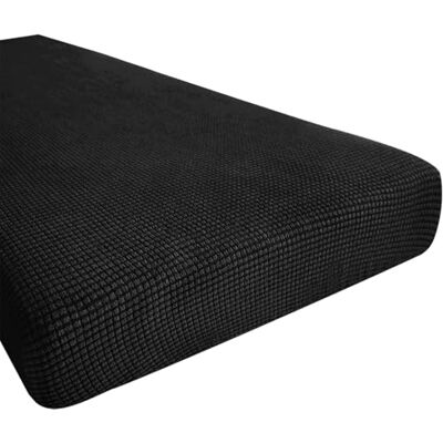 Hokway Stretch soffkudde överdrag vändbart kuddöverdrag soffa kuddfodral (svart, medium) Hokway Stretch soffkudde överdrag vändbart kuddöverdrag soffa kuddfodral (svart, medium)