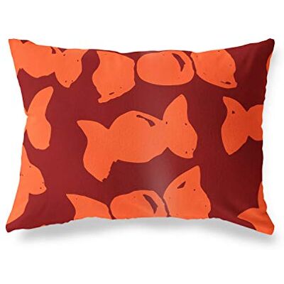 Bonamaison dekorativt kuddöverdrag, orange Bordeux prydnadskuddöverdrag, heminredning örngott för vardagsrum, soffa, sovrum, storlek: 45 x 60 cm Designad och tillverkad i Turkiet Bonamaison dekorativt kuddöverdrag, orange Bordeux prydnadskuddöverdrag, heminredning örngott för vardagsrum, soffa, sovrum, storlek: 45 x 60 cm Designad och tillverkad i Turkiet