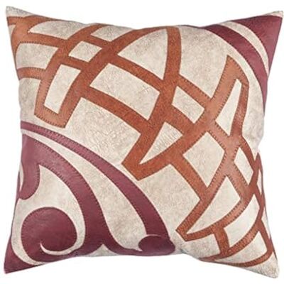 Stanley , handgjord, dekorativ, sammet touch laserskuret broderi accent hem soffa kuddöverdrag (standard, 45 x 45 cm) grädde/brun, (B) x 18 (H) cm storlek Stanley , handgjord, dekorativ, sammet touch laserskuret broderi accent hem soffa kuddöverdrag (standard, 45 x 45 cm) grädde/brun, (B) x 18 (H) cm storlek
