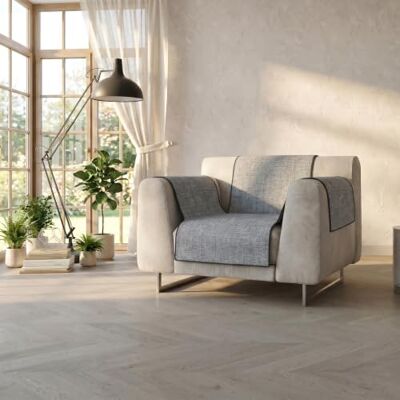 Italian Bed Linen COMFORT halkfritt sofföverdrag tillverkat i Italien, mörkgrå, 1-sits Italian Bed Linen COMFORT halkfritt sofföverdrag tillverkat i Italien, mörkgrå, 1-sits