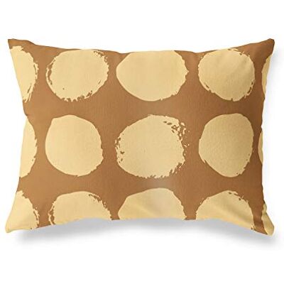 Bonamaison dekorativt kuddöverdrag bruna toner, kuddöverdrag för prydnadskudde, heminredning kuddfodral för vardagsrum, soffa, sovrum, storlek: 35 x 50 cm – designad och tillverkad i Turkiet Bonamaison dekorativt kuddöverdrag bruna toner, kuddöverdrag för prydnadskudde, heminredning kuddfodral för vardagsrum, soffa, sovrum, storlek: 35 x 50 cm – designad och tillverkad i Turkiet