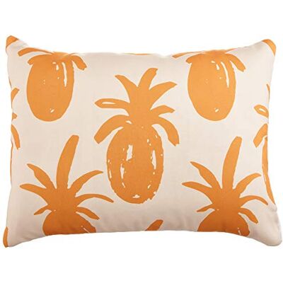 Bonamaison dekorativt kuddöverdrag, orange-Off vit prydnadskudde, heminredning örngott för vardagsrum, soffa, sovrum, storlek: 45 x 60 cm designad och tillverkad i Turkiet Bonamaison dekorativt kuddöverdrag, orange-Off vit prydnadskudde, heminredning örngott för vardagsrum, soffa, sovrum, storlek: 45 x 60 cm designad och tillverkad i Turkiet
