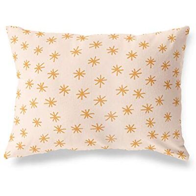 Bonamaison dekorativt kuddöverdrag, orange-Off vit prydnadskudde, heminredning örngott för vardagsrum, soffa, sovrum, storlek: 45 x 60 cm designad och tillverkad i Turkiet Bonamaison dekorativt kuddöverdrag, orange-Off vit prydnadskudde, heminredning örngott för vardagsrum, soffa, sovrum, storlek: 45 x 60 cm designad och tillverkad i Turkiet