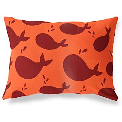 Bonamaison dekorativt kuddöverdrag orange & bordeux, prydnadskuddöverdrag, heminredning örngott för vardagsrum, soffa, sovrum, storlek: 35 x 50 cm – designad och tillverkad i Turkiet Bonamaison dekorativt kuddöverdrag orange & bordeux, prydnadskuddöverdrag, heminredning örngott för vardagsrum, soffa, sovrum, storlek: 35 x 50 cm – designad och tillverkad i Turkiet