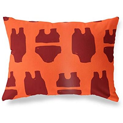 Bonamaison dekorativt kuddöverdrag, orange Bordeux prydnadskuddöverdrag, heminredning örngott för vardagsrum, soffa, sovrum, storlek: 45 x 60 cm Designad och tillverkad i Turkiet Bonamaison dekorativt kuddöverdrag, orange Bordeux prydnadskuddöverdrag, heminredning örngott för vardagsrum, soffa, sovrum, storlek: 45 x 60 cm Designad och tillverkad i Turkiet