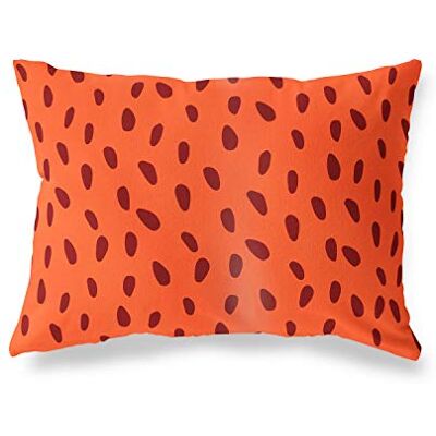 Bonamaison dekorativt kuddöverdrag orange & bordeux, prydnadskuddöverdrag, heminredning örngott för vardagsrum, soffa, sovrum, storlek: 35 x 50 cm – designad och tillverkad i Turkiet Bonamaison dekorativt kuddöverdrag orange & bordeux, prydnadskuddöverdrag, heminredning örngott för vardagsrum, soffa, sovrum, storlek: 35 x 50 cm – designad och tillverkad i Turkiet