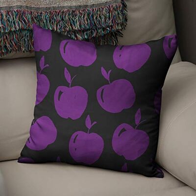 Bonamaison dekorativt kuddöverdrag lila och svart, prydnadskuddöverdrag, heminredning örngott för vardagsrum, soffa, sovrum, storlek: 43 x 43 cm Designad och tillverkad i Turkiet Bonamaison dekorativt kuddöverdrag lila och svart, prydnadskuddöverdrag, heminredning örngott för vardagsrum, soffa, sovrum, storlek: 43 x 43 cm Designad och tillverkad i Turkiet