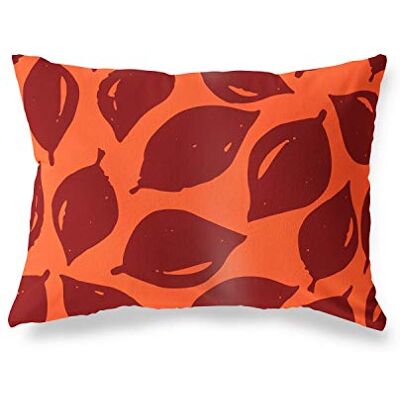 Bonamaison dekorativt kuddöverdrag, orange Bordeux prydnadskuddöverdrag, heminredning örngott för vardagsrum, soffa, sovrum, storlek: 45 x 60 cm Designad och tillverkad i Turkiet Bonamaison dekorativt kuddöverdrag, orange Bordeux prydnadskuddöverdrag, heminredning örngott för vardagsrum, soffa, sovrum, storlek: 45 x 60 cm Designad och tillverkad i Turkiet