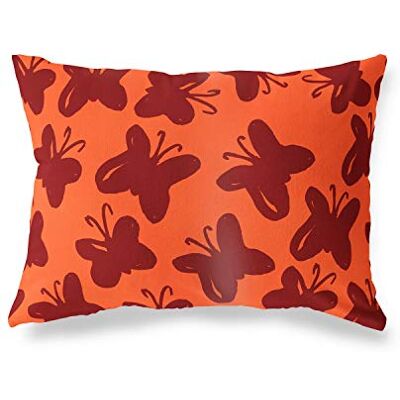 Bonamaison dekorativt kuddöverdrag, orange Bordeux prydnadskuddöverdrag, heminredning örngott för vardagsrum, soffa, sovrum, storlek: 45 x 60 cm Designad och tillverkad i Turkiet Bonamaison dekorativt kuddöverdrag, orange Bordeux prydnadskuddöverdrag, heminredning örngott för vardagsrum, soffa, sovrum, storlek: 45 x 60 cm Designad och tillverkad i Turkiet