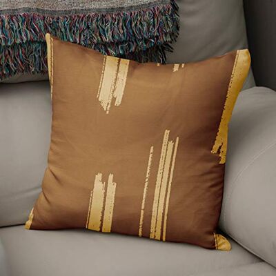 Bonamaison dekorativt kuddöverdrag bruna toner, kuddöverdrag för prydnadskudde, heminredning kuddfodral för vardagsrum, soffa, sovrum, storlek: 43 x 43 cm – designad och tillverkad i Turkiet Bonamaison dekorativt kuddöverdrag bruna toner, kuddöverdrag för prydnadskudde, heminredning kuddfodral för vardagsrum, soffa, sovrum, storlek: 43 x 43 cm – designad och tillverkad i Turkiet