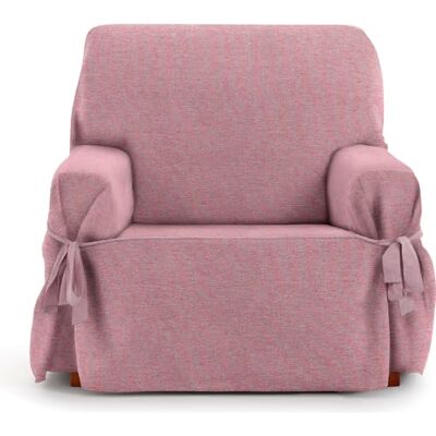 ECOMMERC3 Sofföverdrag 1-sits icke-elastiskt jacquardtyg – rosa sofföverdrag med dekorativa band och elegant skydd för din soffa ECOMMERC3 Sofföverdrag 1-sits icke-elastiskt jacquardtyg – rosa sofföverdrag med dekorativa band och elegant skydd för din soffa