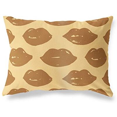 Bonamaison dekorativt kuddöverdrag bruna toner, kuddöverdrag för prydnadskudde, heminredning kuddfodral för vardagsrum, soffa, sovrum, storlek: 35 x 50 cm – designad och tillverkad i Turkiet Bonamaison dekorativt kuddöverdrag bruna toner, kuddöverdrag för prydnadskudde, heminredning kuddfodral för vardagsrum, soffa, sovrum, storlek: 35 x 50 cm – designad och tillverkad i Turkiet