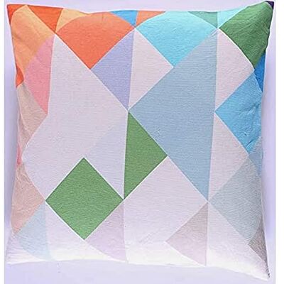 Lafinesse Dekorativt fyrkantigt kuddöverdrag 50 x 50 cm för hemmet tillverkad av bomull för vardagsrum soffa sovrum cc277 Lafinesse Dekorativt fyrkantigt kuddöverdrag 50 x 50 cm för hemmet tillverkad av bomull för vardagsrum soffa sovrum cc277