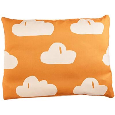 Bonamaison dekorativt kuddöverdrag, orange-Off vit prydnadskudde, heminredning örngott för vardagsrum, soffa, sovrum, storlek: 45 x 60 cm designad och tillverkad i Turkiet Bonamaison dekorativt kuddöverdrag, orange-Off vit prydnadskudde, heminredning örngott för vardagsrum, soffa, sovrum, storlek: 45 x 60 cm designad och tillverkad i Turkiet