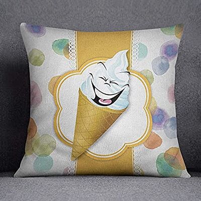 Bonamaison kuddfodral, bomull, flerfärgad, 45 x 45 Bonamaison kuddfodral, bomull, flerfärgad, 45 x 45