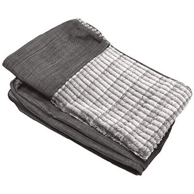 Furhaven Husdjurssäng överdrag – präglad plysch fuskpäls och prestanda linne traditionell soffa-stil vardagsrum soffa husdjur säng ersättningsskydd för hundar och katter, kol, jumbo Furhaven Husdjurssäng överdrag – präglad plysch fuskpäls och prestanda linne traditionell soffa-stil vardagsrum soffa husdjur säng ersättningsskydd för hundar och katter, kol, jumbo