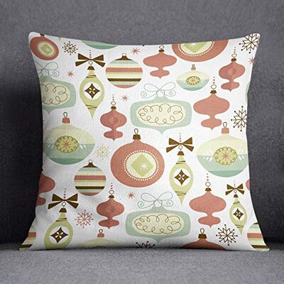 Questo Casa Julgransörngott med osynlig dragkedja, dekorativt kuddfodral, heminredning, för soffa, kafé, storlek: 45 x 45 cm – designad och tillverkad i Turkiet Questo Casa Julgransörngott med osynlig dragkedja, dekorativt kuddfodral, heminredning, för soffa, kafé, storlek: 45 x 45 cm – designad och tillverkad i Turkiet