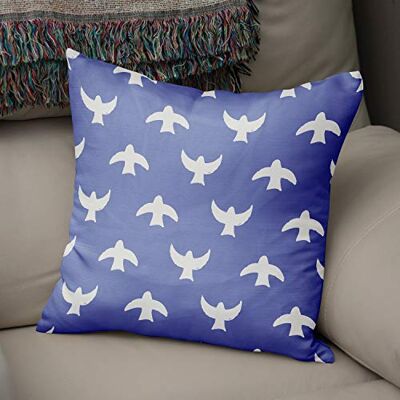 Bonamaison dekorativt kuddöverdrag slumpmässigt mönster, prydnadskuddöverdrag, heminredning örngott för vardagsrum, soffa, sovrum, storlek: 43 x 43 cm – designad och tillverkad i Turkiet Bonamaison dekorativt kuddöverdrag slumpmässigt mönster, prydnadskuddöverdrag, heminredning örngott för vardagsrum, soffa, sovrum, storlek: 43 x 43 cm – designad och tillverkad i Turkiet