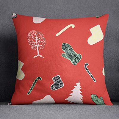 Questo Casa dekorativt kuddfodral, kuddfodral, kuddfodral, hemdekoration, för soffa, kaffe, storlek: 45 x 45 cm designad och tillverkad i Türkiye Questo Casa dekorativt kuddfodral, kuddfodral, kuddfodral, hemdekoration, för soffa, kaffe, storlek: 45 x 45 cm designad och tillverkad i Türkiye