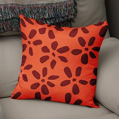 Bonamaison dekorativt kuddöverdrag orange Bordeux prydnadskuddöverdrag, heminredning örngott för vardagsrum, soffa, sovrum, storlek: 50 x 50 cm – designad och tillverkad i Turkiet Bonamaison dekorativt kuddöverdrag orange Bordeux prydnadskuddöverdrag, heminredning örngott för vardagsrum, soffa, sovrum, storlek: 50 x 50 cm – designad och tillverkad i Turkiet