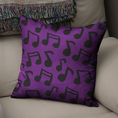Bonamaison dekorativt kuddöverdrag lila och svart, prydnadskuddöverdrag, heminredning örngott för vardagsrum, soffa, sovrum, storlek: 43 x 43 cm Designad och tillverkad i Turkiet Bonamaison dekorativt kuddöverdrag lila och svart, prydnadskuddöverdrag, heminredning örngott för vardagsrum, soffa, sovrum, storlek: 43 x 43 cm Designad och tillverkad i Turkiet