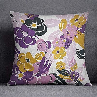 Bonamaison kuddfodral, bomull, flerfärgad, 45 x 45 Bonamaison kuddfodral, bomull, flerfärgad, 45 x 45