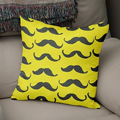 Bonamaison dekorativt kuddöverdrag neon gul & rök, prydnadskuddöverdrag, heminredning örngott för vardagsrum, soffa, sovrum, storlek: 43 x 43 cm designad och tillverkad i Turkiet Bonamaison dekorativt kuddöverdrag neon gul & rök, prydnadskuddöverdrag, heminredning örngott för vardagsrum, soffa, sovrum, storlek: 43 x 43 cm designad och tillverkad i Turkiet