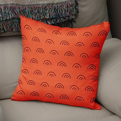 Bonamaison dekorativt kuddöverdrag orange Bordeux prydnadskuddöverdrag, heminredning örngott för vardagsrum, soffa, sovrum, storlek: 50 x 50 cm – designad och tillverkad i Turkiet Bonamaison dekorativt kuddöverdrag orange Bordeux prydnadskuddöverdrag, heminredning örngott för vardagsrum, soffa, sovrum, storlek: 50 x 50 cm – designad och tillverkad i Turkiet