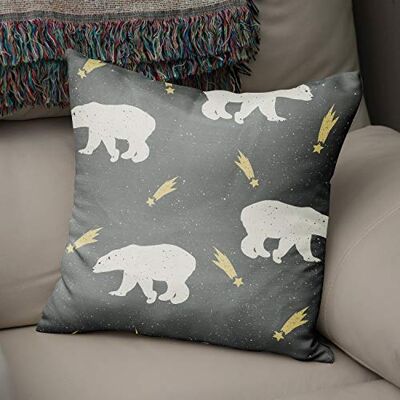 Bonamaison dekorativt kuddöverdrag slumpmässigt mönster, prydnadskuddöverdrag, heminredning örngott för vardagsrum, soffa, sovrum, storlek: 43 x 43 cm – designad och tillverkad i Turkiet Bonamaison dekorativt kuddöverdrag slumpmässigt mönster, prydnadskuddöverdrag, heminredning örngott för vardagsrum, soffa, sovrum, storlek: 43 x 43 cm – designad och tillverkad i Turkiet