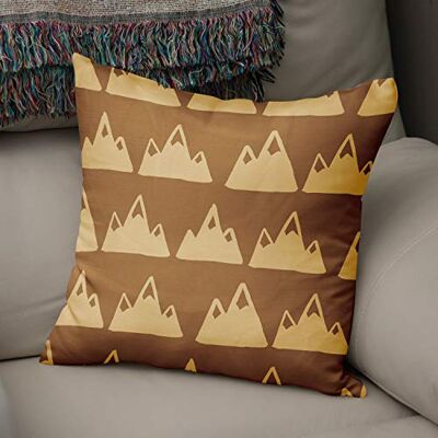 Bonamaison dekorativt kuddöverdrag bruna toner, kuddöverdrag för prydnadskudde, heminredning kuddfodral för vardagsrum, soffa, sovrum, storlek: 43 x 43 cm – designad och tillverkad i Turkiet Bonamaison dekorativt kuddöverdrag bruna toner, kuddöverdrag för prydnadskudde, heminredning kuddfodral för vardagsrum, soffa, sovrum, storlek: 43 x 43 cm – designad och tillverkad i Turkiet