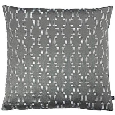 Ashley Wilde Nash broderad geometrisk kuddfodral - Grå polyestermix - One size Ashley Wilde Nash broderad geometrisk kuddfodral - Grå polyestermix - One size
