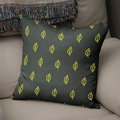 Bonamaison dekorativt kuddöverdrag neon gul & rök, prydnadskuddöverdrag, heminredning örngott för vardagsrum, soffa, sovrum, storlek: 43 x 43 cm designad och tillverkad i Turkiet Bonamaison dekorativt kuddöverdrag neon gul & rök, prydnadskuddöverdrag, heminredning örngott för vardagsrum, soffa, sovrum, storlek: 43 x 43 cm designad och tillverkad i Turkiet