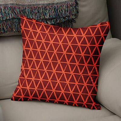Bonamaison dekorativt kuddöverdrag orange Bordeux prydnadskuddöverdrag, heminredning örngott för vardagsrum, soffa, sovrum, storlek: 50 x 50 cm – designad och tillverkad i Turkiet Bonamaison dekorativt kuddöverdrag orange Bordeux prydnadskuddöverdrag, heminredning örngott för vardagsrum, soffa, sovrum, storlek: 50 x 50 cm – designad och tillverkad i Turkiet