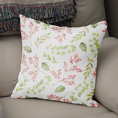 Bonamaison dekorativt kuddöverdrag slumpmässigt mönster, prydnadskuddöverdrag, heminredning örngott för vardagsrum, soffa, sovrum, storlek: 43 x 43 cm – designad och tillverkad i Turkiet Bonamaison dekorativt kuddöverdrag slumpmässigt mönster, prydnadskuddöverdrag, heminredning örngott för vardagsrum, soffa, sovrum, storlek: 43 x 43 cm – designad och tillverkad i Turkiet