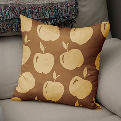 Bonamaison dekorativt kuddöverdrag bruna toner, kuddöverdrag för prydnadskudde, heminredning kuddfodral för vardagsrum, soffa, sovrum, storlek: 43 x 43 cm – designad och tillverkad i Turkiet Bonamaison dekorativt kuddöverdrag bruna toner, kuddöverdrag för prydnadskudde, heminredning kuddfodral för vardagsrum, soffa, sovrum, storlek: 43 x 43 cm – designad och tillverkad i Turkiet