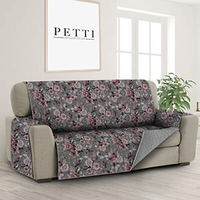 PETTI Artigiani Italiani 4-sits sofföverdrag Salvadivano, Soffskydd, Double Face, sofföverdrag mot fläck, Animal Color 02, 100% Tillverkad i Italien PETTI Artigiani Italiani 4-sits sofföverdrag Salvadivano, Soffskydd, Double Face, sofföverdrag mot fläck, Animal Color 02, 100% Tillverkad i Italien