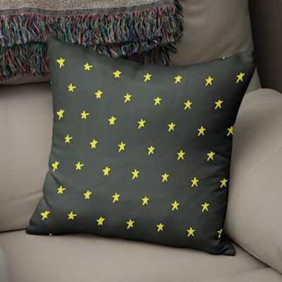 Bonamaison dekorativt kuddöverdrag neon gul & rök, prydnadskuddöverdrag, heminredning örngott för vardagsrum, soffa, sovrum, storlek: 43 x 43 cm designad och tillverkad i Turkiet Bonamaison dekorativt kuddöverdrag neon gul & rök, prydnadskuddöverdrag, heminredning örngott för vardagsrum, soffa, sovrum, storlek: 43 x 43 cm designad och tillverkad i Turkiet
