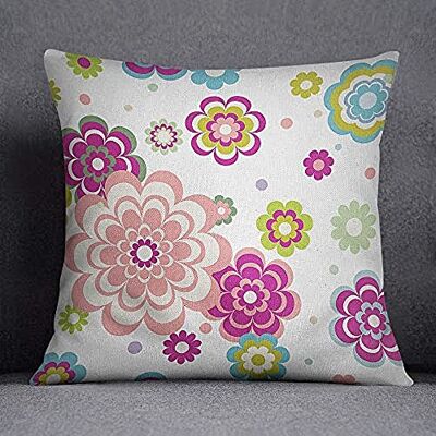 Bonamaison kuddfodral, bomull, flerfärgad, 45 x 45 Bonamaison kuddfodral, bomull, flerfärgad, 45 x 45