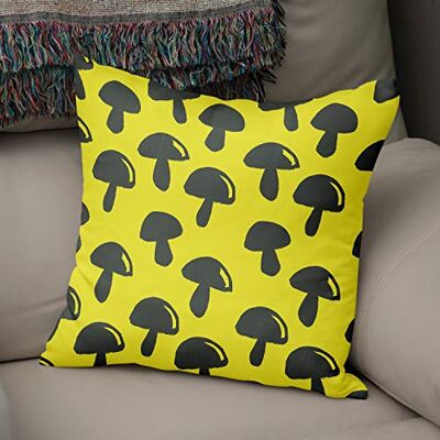 Bonamaison dekorativt kuddöverdrag neon gul & rök, prydnadskuddöverdrag, heminredning örngott för vardagsrum, soffa, sovrum, storlek: 43 x 43 cm designad och tillverkad i Turkiet Bonamaison dekorativt kuddöverdrag neon gul & rök, prydnadskuddöverdrag, heminredning örngott för vardagsrum, soffa, sovrum, storlek: 43 x 43 cm designad och tillverkad i Turkiet