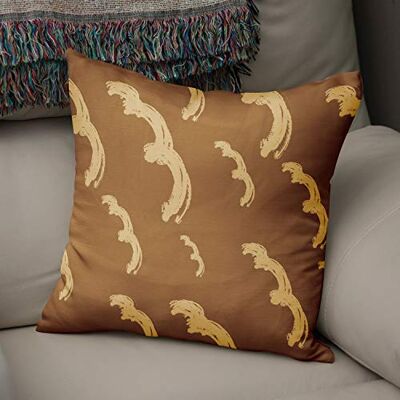 Bonamaison dekorativt kuddöverdrag bruna toner, kuddöverdrag för prydnadskudde, heminredning kuddfodral för vardagsrum, soffa, sovrum, storlek: 43 x 43 cm – designad och tillverkad i Turkiet Bonamaison dekorativt kuddöverdrag bruna toner, kuddöverdrag för prydnadskudde, heminredning kuddfodral för vardagsrum, soffa, sovrum, storlek: 43 x 43 cm – designad och tillverkad i Turkiet