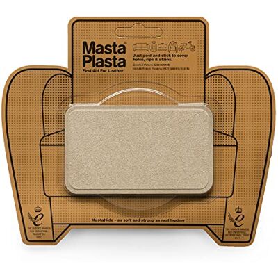 MastaPlasta Mocka-reparationslappar självhäftande, premium – beige mocka – 10 cm x 6 cm. Första hjälpen för soffor, bilstolar, handväskor, jackor etc MastaPlasta Mocka-reparationslappar självhäftande, premium – beige mocka – 10 cm x 6 cm. Första hjälpen för soffor, bilstolar, handväskor, jackor etc