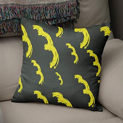 Bonamaison dekorativt kuddöverdrag neon gul & rök, prydnadskuddöverdrag, heminredning örngott för vardagsrum, soffa, sovrum, storlek: 43 x 43 cm designad och tillverkad i Turkiet Bonamaison dekorativt kuddöverdrag neon gul & rök, prydnadskuddöverdrag, heminredning örngott för vardagsrum, soffa, sovrum, storlek: 43 x 43 cm designad och tillverkad i Turkiet